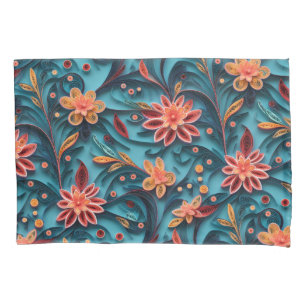 Housse D'oreillers Motif Pillowcase en papier floral sans couture