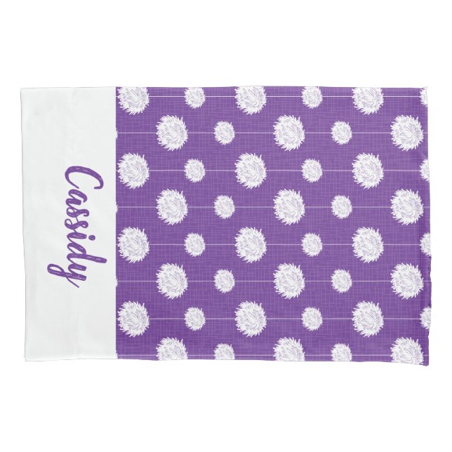 Housse D'oreillers Motif Pom Pom violet Pom-pom girl (devant)
