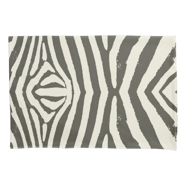 Housse D'oreillers Motif Poster de animal Zebra Stripe (devant)