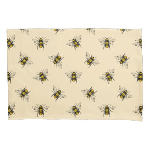 Housse D'oreillers Motif Queen Bee