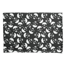 Motif Répétant noir et blanc | Motif crâne