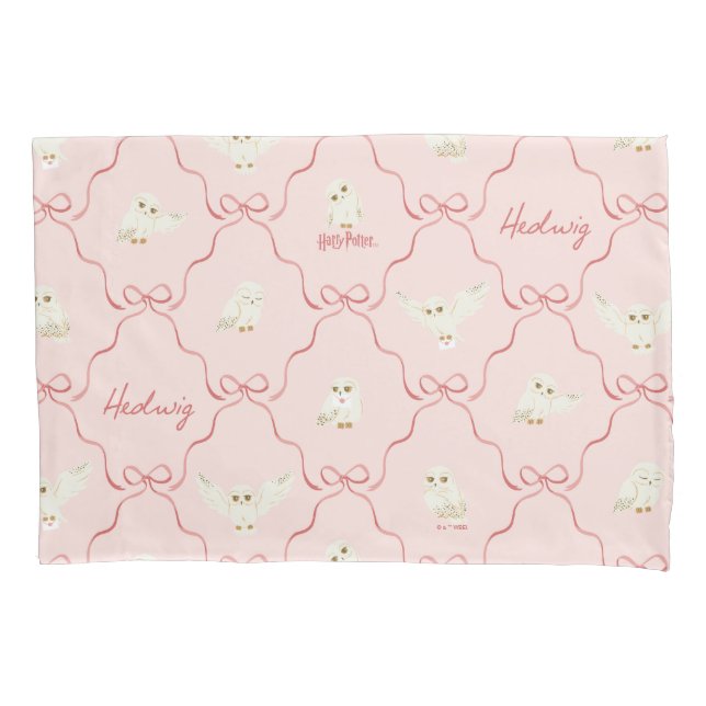 Housse D'oreillers Motif Ruban Rose Hedwig (devant)