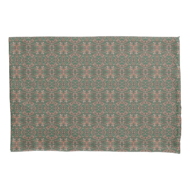 Housse D'oreillers Motif sans couture de feuillage de feuille d'autom (devant)
