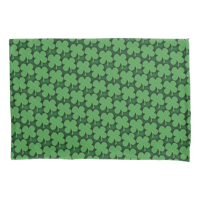 Housse D'oreillers Motif shamrock (devant)