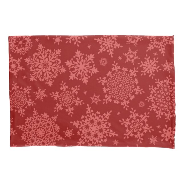 Housse D'oreillers Motif Snowflake (devant)