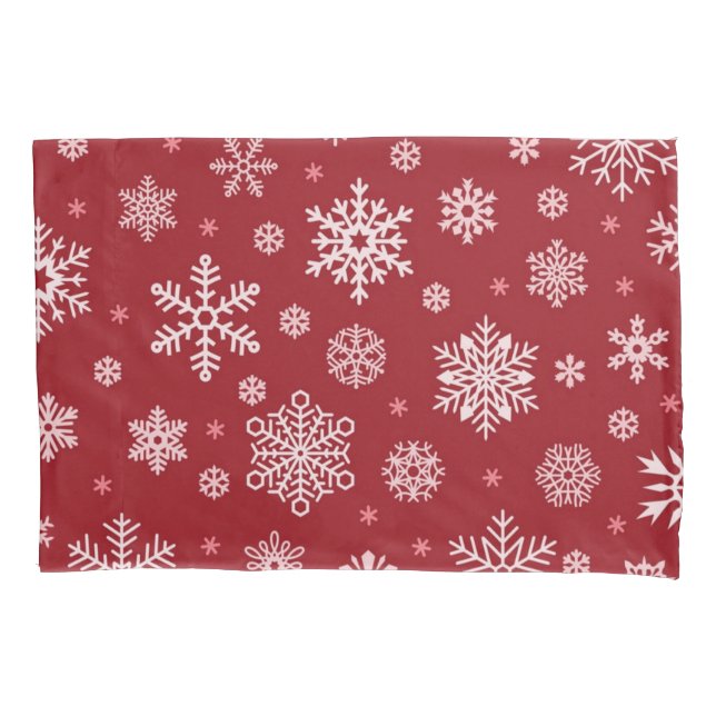 Housse D'oreillers Motif Snowflake (devant)