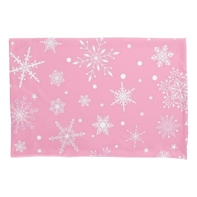 Housse D'oreillers Motif Snowflake (devant)