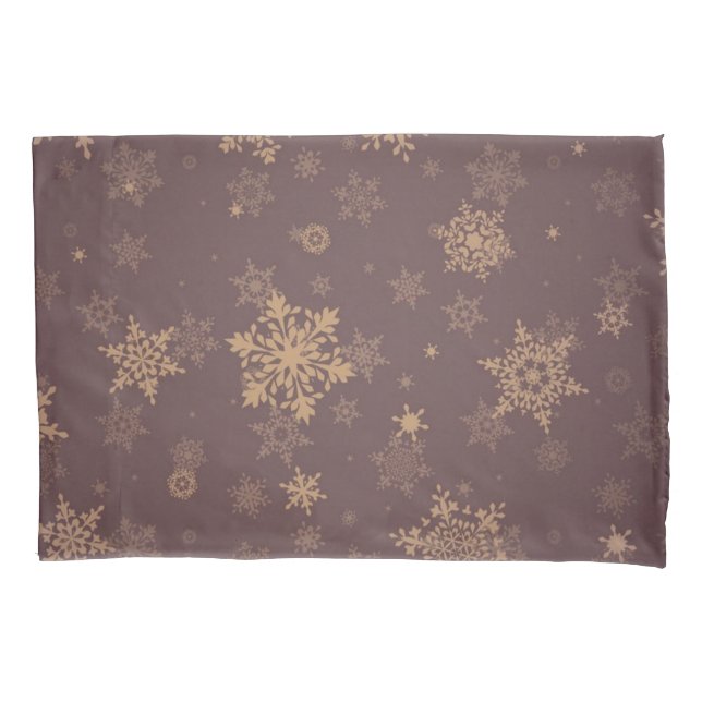 Housse D'oreillers Motif Snowflake (devant)