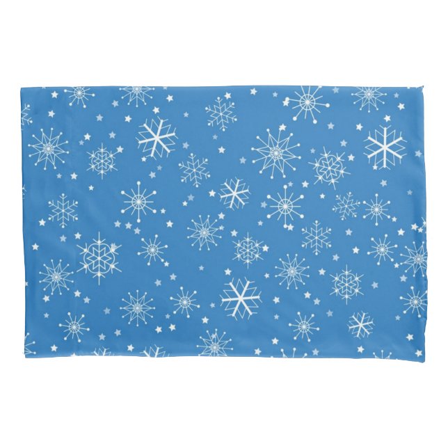 Housse D'oreillers Motif Snowflake (devant)