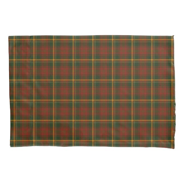 Housse D'oreillers Motif Tartan Canadien National Plaid Automne (devant)