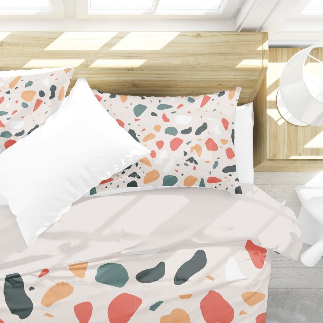 Housse D'oreillers Motif Terrazzo (Terrazzo Pattern Pillow)