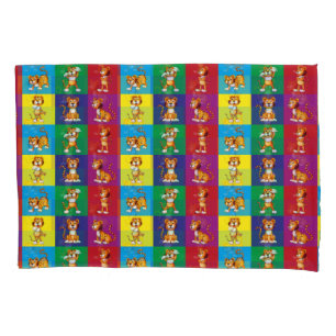 Housse D'oreillers Motif Tigre Mignonne Et Amusant