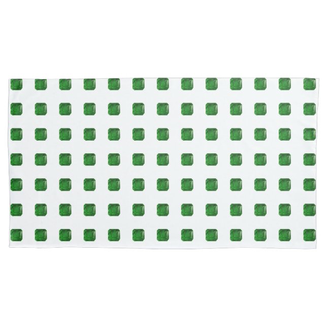 Housse D'oreillers Motif vert (devant-gauche)
