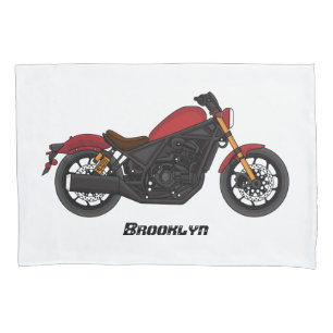 Housse D'oreillers moto de style croiseur cool