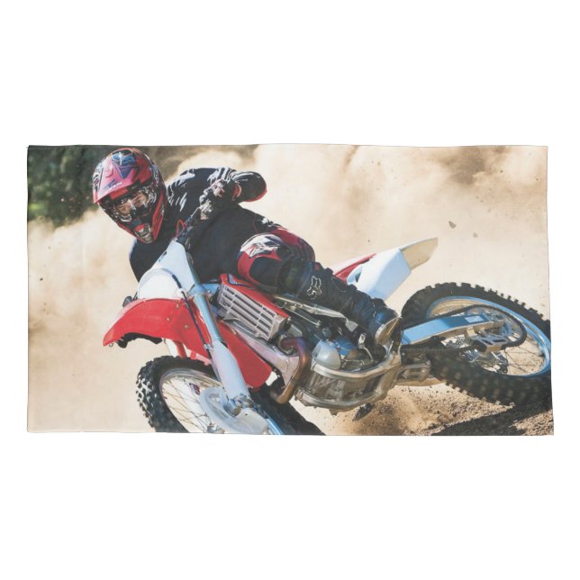 Housse D'oreillers Motocross (Dos)