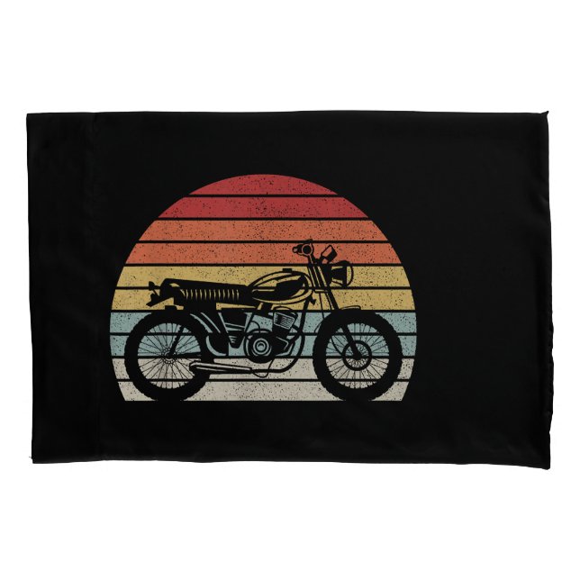 Housse D'oreillers Motorcycle vintage (devant)