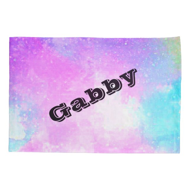 Housse D'oreillers Mots-croisés Gymnastique Hologramme Pillowcase ave (Dos)