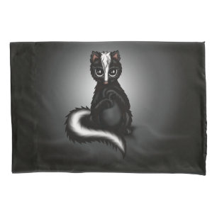 Housse D'oreillers mouffette mignonne