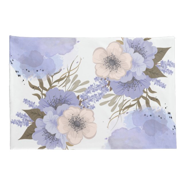 Housse D'oreillers Murugi Luxe Lits Amber Mist Paire de (Dos-Droit)