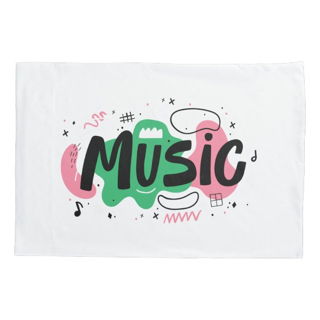 Housse D'oreillers musique (Dos)