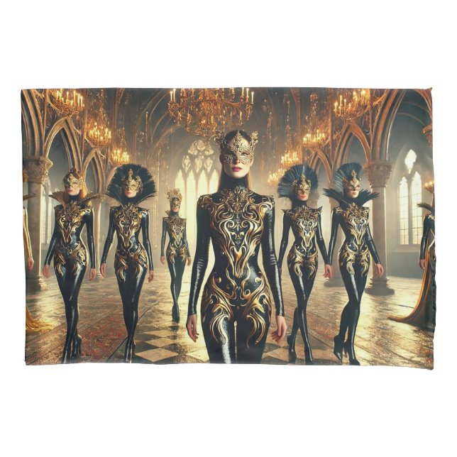 Housse D'oreillers Mystic Elegance - Imaginaire de luxe Pillowcase (devant)