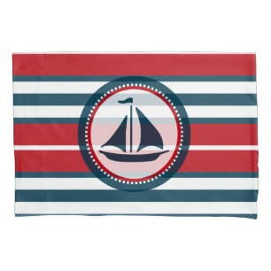 Housse D'oreillers Nautical design