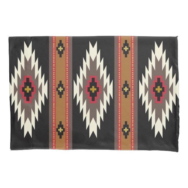 Housse D'oreillers Navajo Design 7 Bandana (devant)