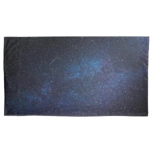 Housse D'oreillers Navy Blue Milkyway Nightsky Galaxy Photographie