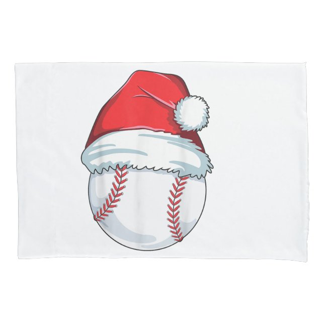 Housse D'oreillers Noël Baseball Santa Hat Ball Enfants garçons Homme (devant)