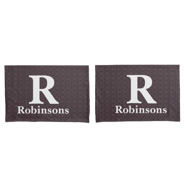 Housse D'oreillers Nom de famille Sweer Pillowcases (devant-Set)