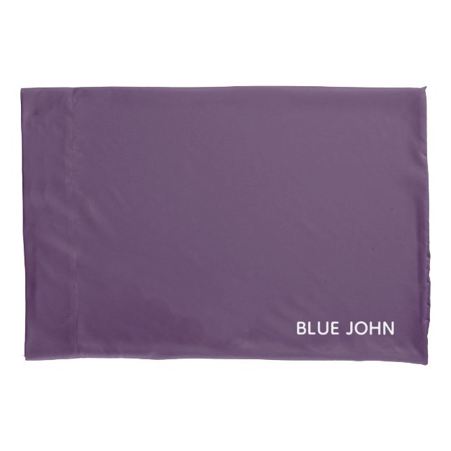 Housse D'oreillers Nom de la couleur violette de Blue John (devant)