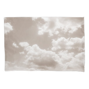 Housse D'oreillers Nuages beiges doux 5 #nuages #art