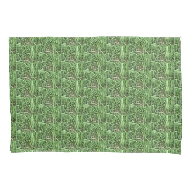 Housse D'oreillers Nuances de Green Beach Grass Standard Pillowcase (devant)