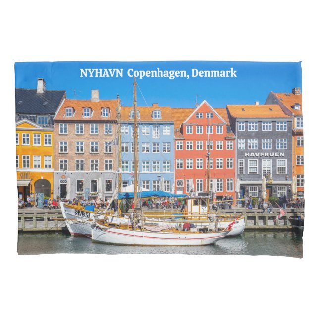Housse D'oreillers Nyhavn Copenhagen Danemark (devant)