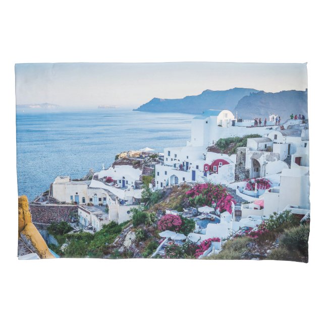 Housse D'oreillers Oia, Santorin, Grèce (devant)