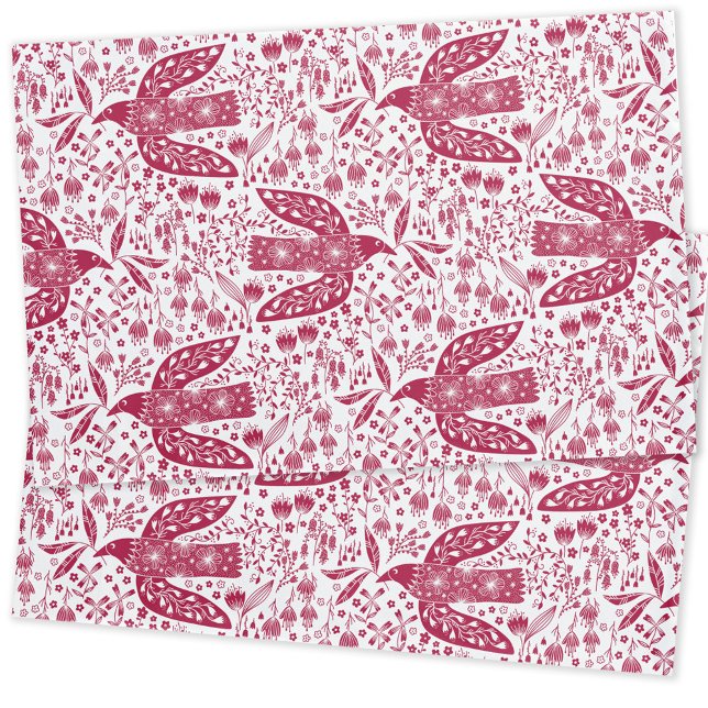 Housse D'oreillers Oiseau rouge (Red Dove Bird pillowcase)