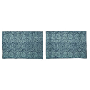 Housse D'oreillers Oiseaux floraux vintages William Morris Brer Rabbi