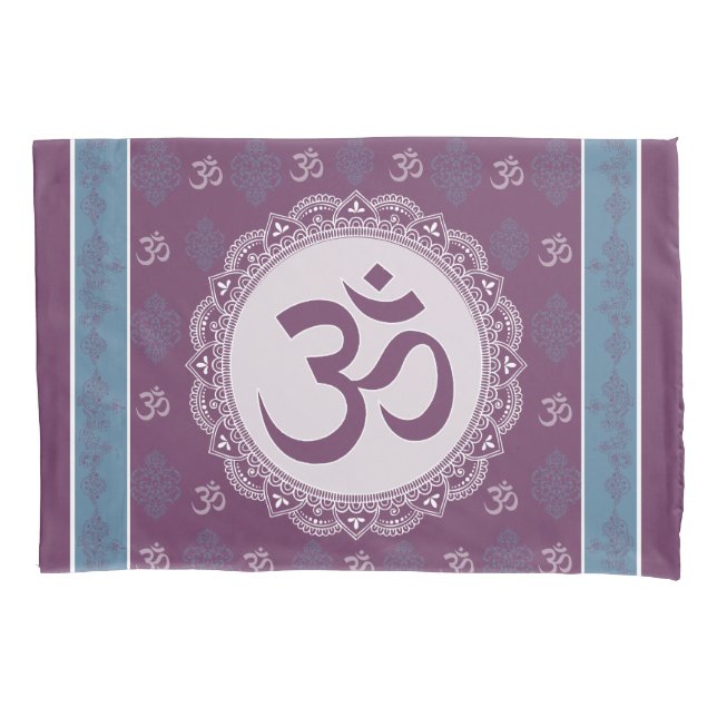 Housse D'oreillers OM Mandala - Pillowcase (devant)
