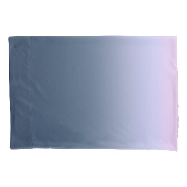 Housse D'oreillers Ombre rose bleu (devant)