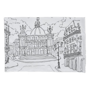 Housse D'oreillers Opéra de Paris Palais Garnier Paris, France