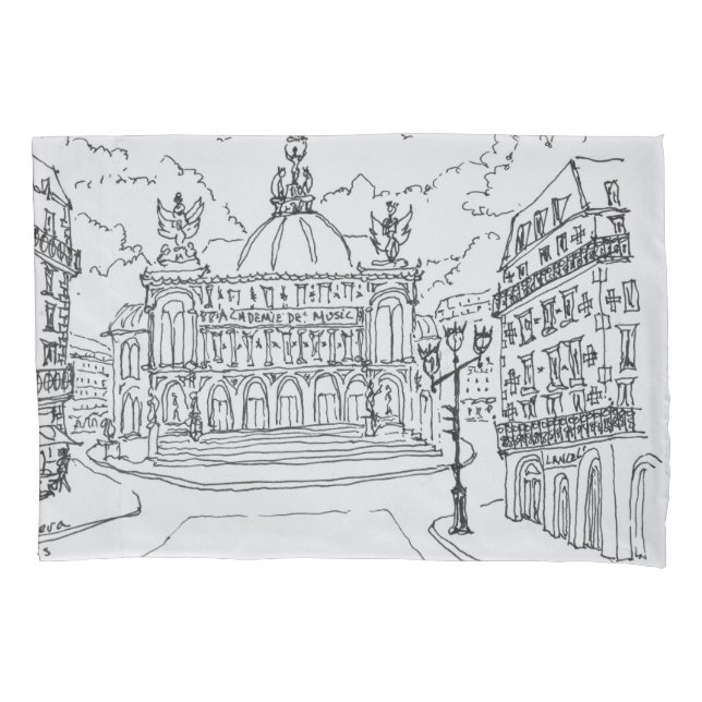 Housse D'oreillers Opéra de Paris Palais Garnier | Paris, France (devant-gauche)