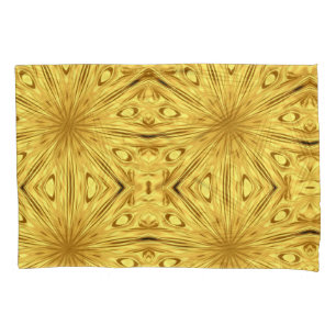 Housse D'oreillers Or liquide : Gilded Zenith Accent de tourbillon