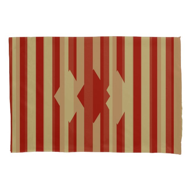 Housse D'oreillers Or rouge réversible (devant)
