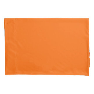 Housse D'oreillers orange de couleur vive