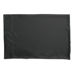 Housse D'oreillers Oreiller noir clair
