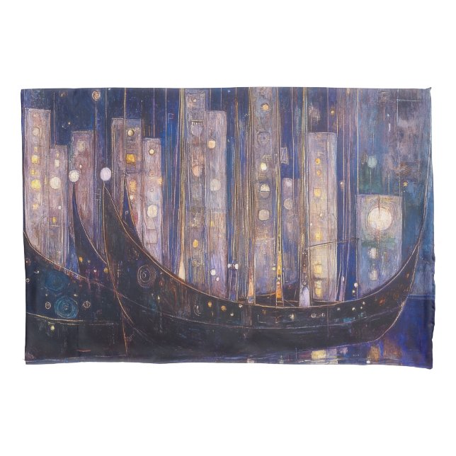 Housse D'oreillers Oreiller simple Art Nouveau Standard (devant)