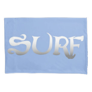 Housse D'oreillers oreiller standard bleu surf