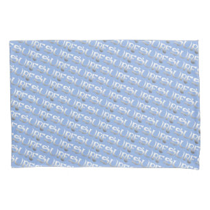 Housse D'oreillers oreiller standard incliné bleu surf
