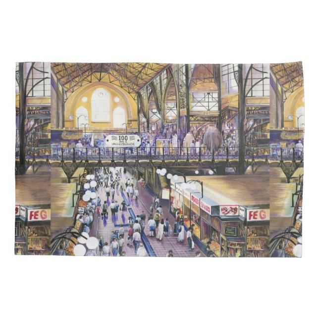 Housse D'oreillers Où est le garde-eau pour femmes ?Budapest (Dos)