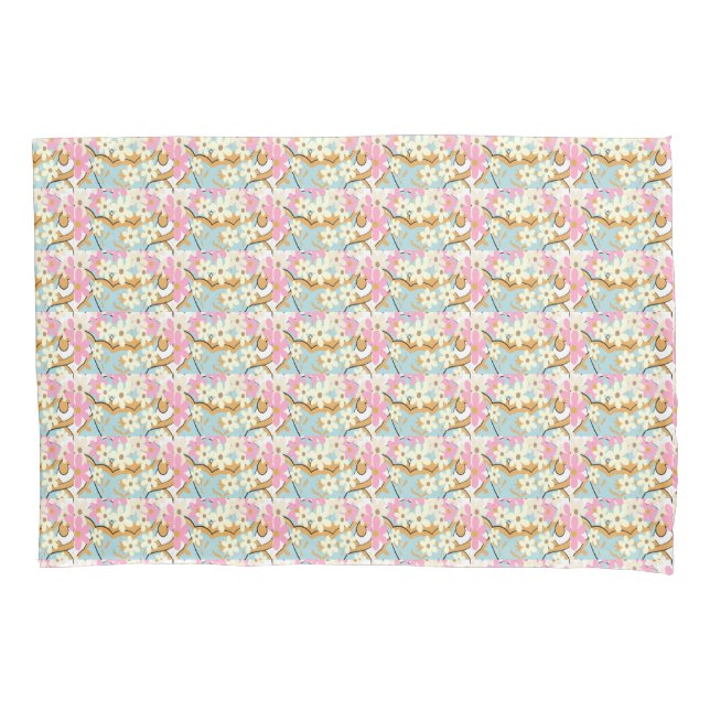 Housse D'oreillers OVERFLOT Floral Pillowcase - Adiela Akoo (devant)
